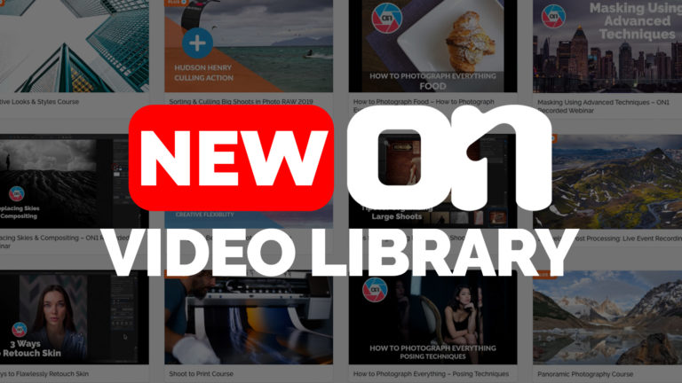 Enjoy the New ON1 Video Library