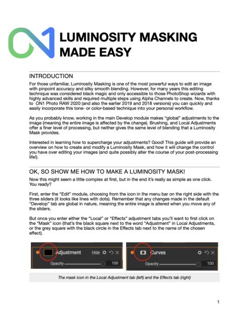 Luminosity Masking Made Easy