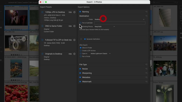 ON1 Insider – A Sneak Peek at the Remastered Export