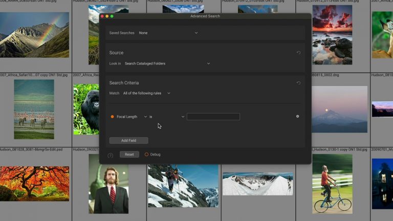 ON1 Insider – A Sneak Peek at Advanced Search