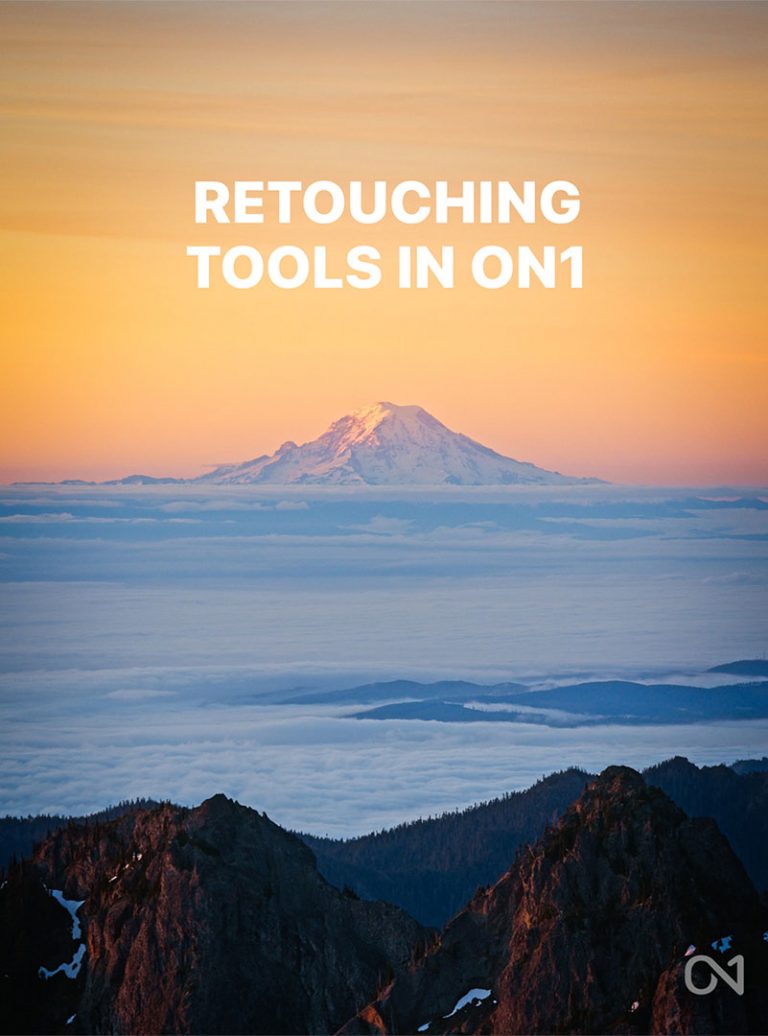 Retouching Tools in ON1 eBook