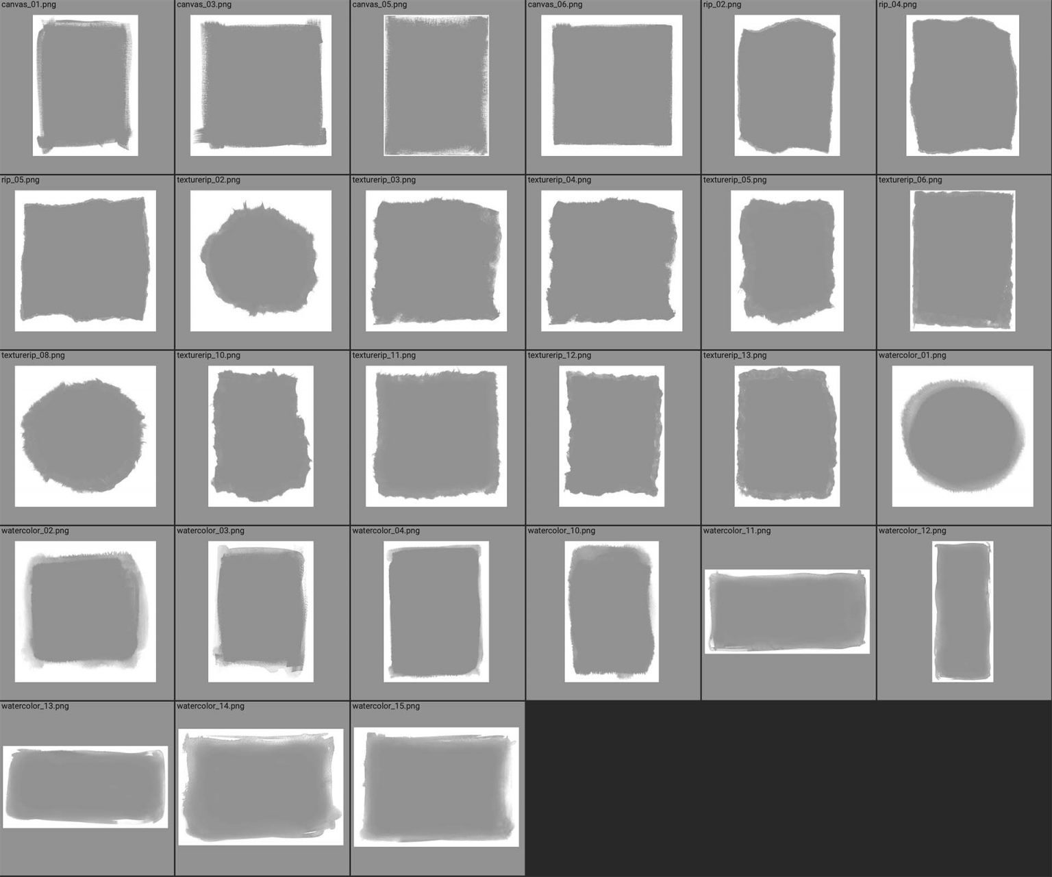 Canvas and Paper Borders ON1