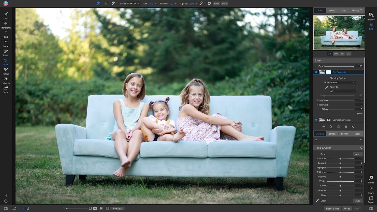 How to Do a Head Swap in ON1 Photo RAW