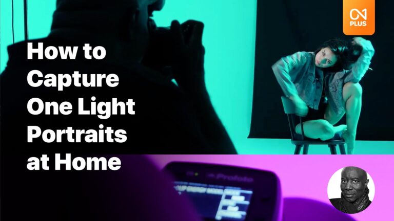 New Course – Capture One-Light Portraits at Home
