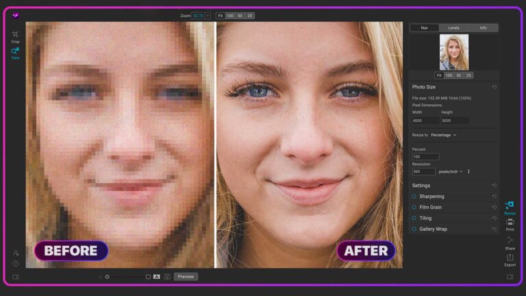 The New ON1 Resize AI 2023.5 is Here!