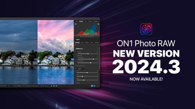 New ON1 Photo RAW 2024.3 – Fully Integrated NoNoise AI 2024, Faster Export, Customizable User Interface, and More!