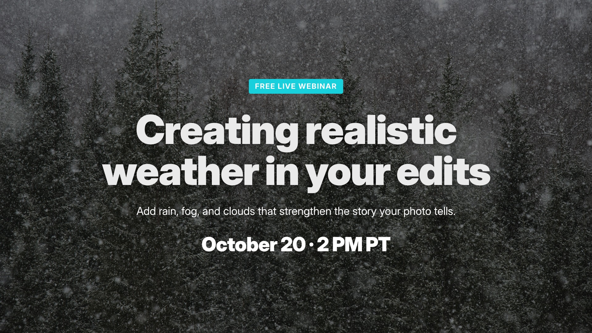 Creating Realistic Weather in Your Edits