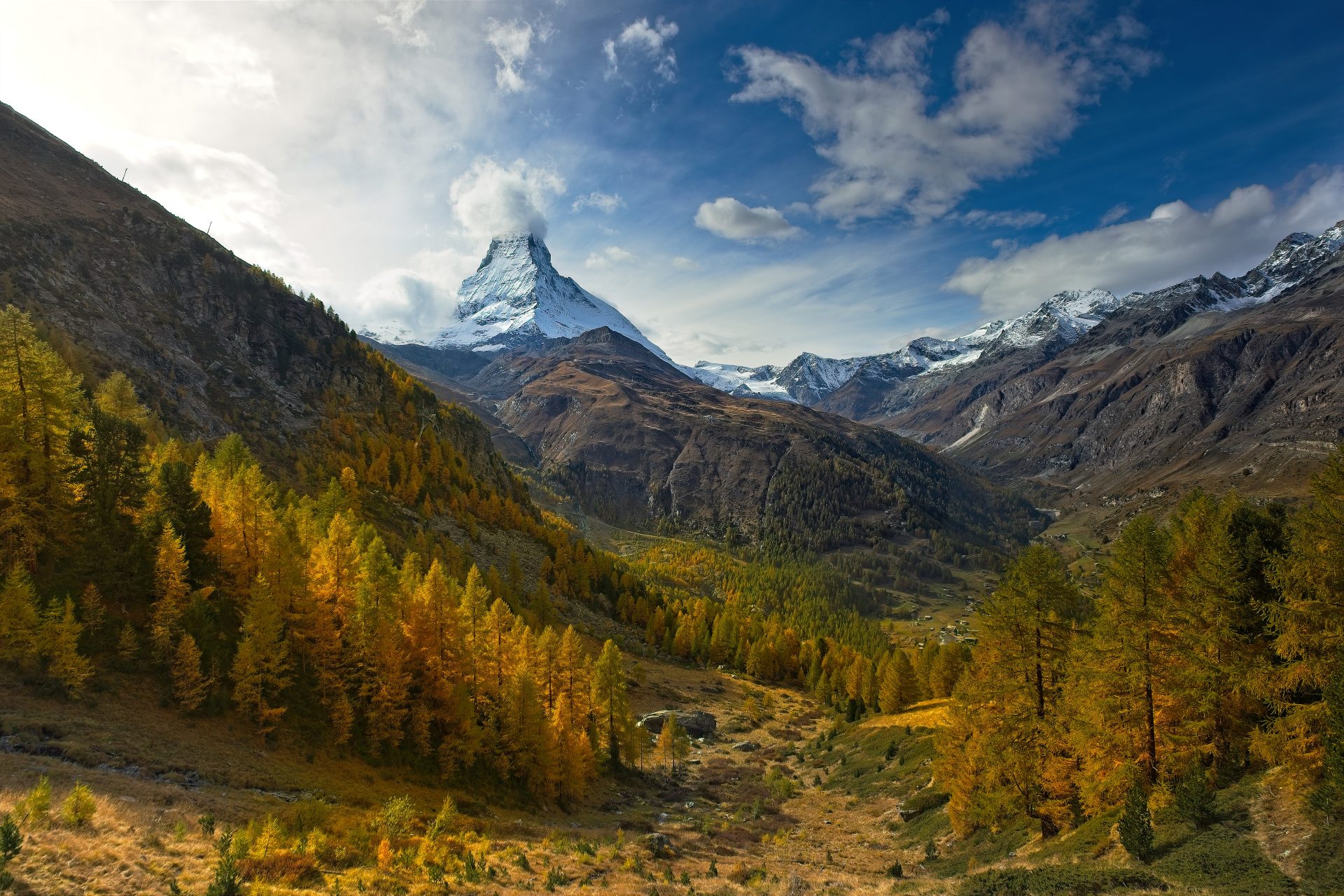 Autumn near the Matterhorn