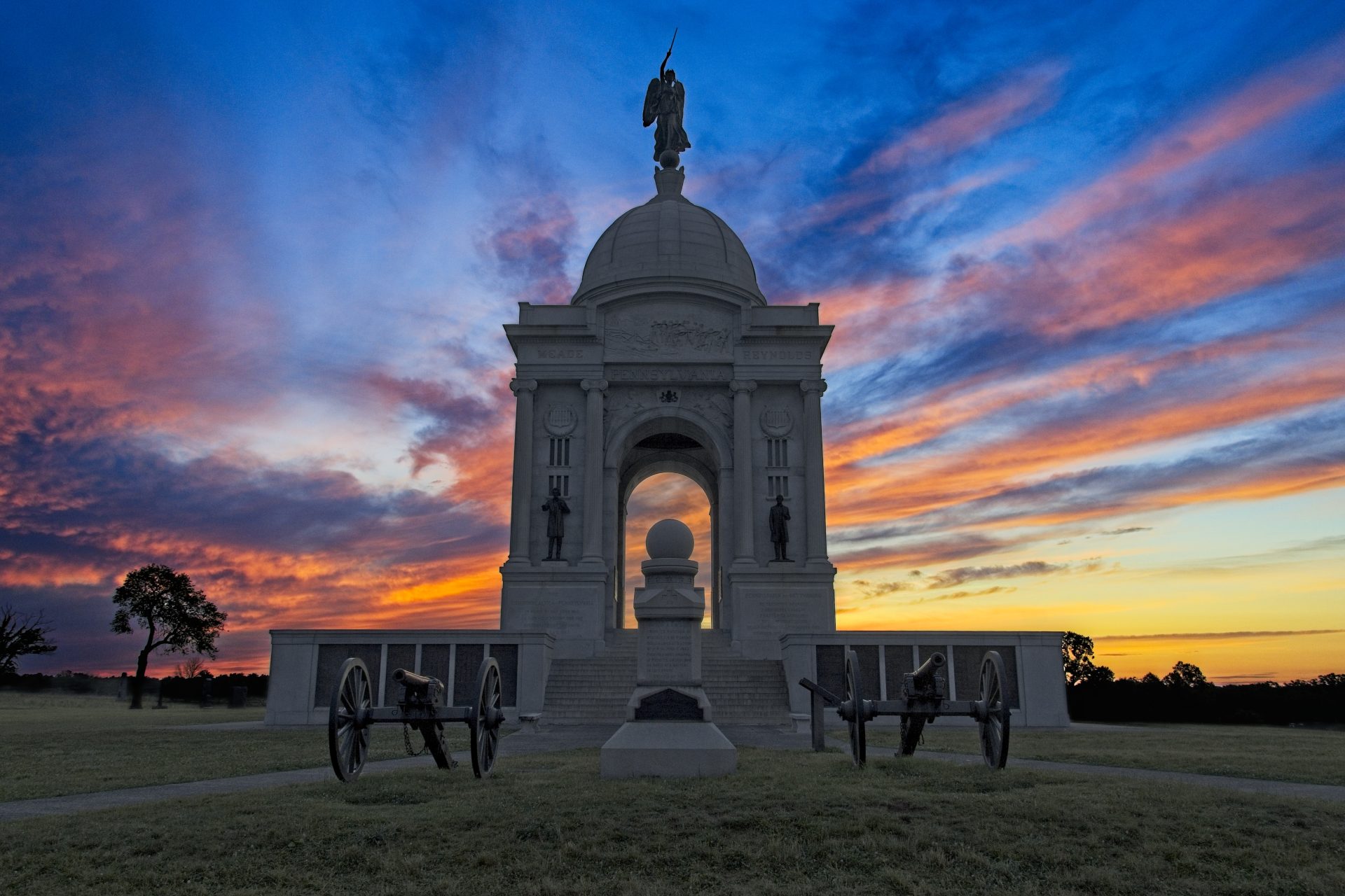 Pennsylvania Monument at Sunrise