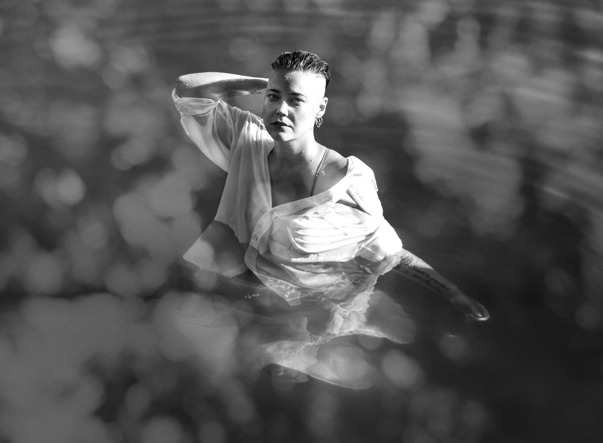 Dancing in the water