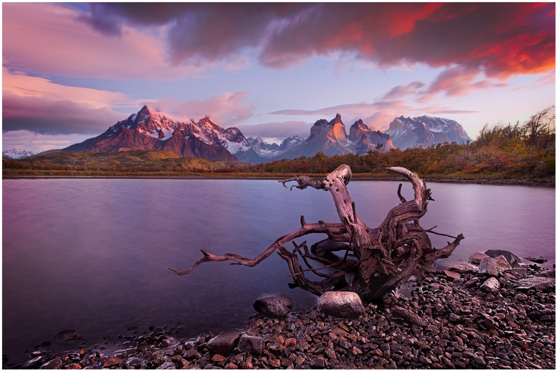 Lake Pehoe, Torres del Paine, Chile