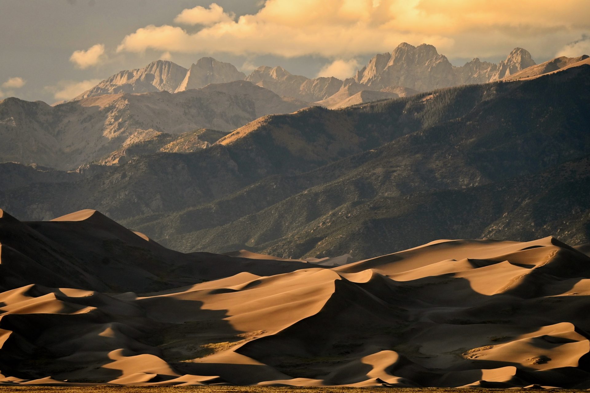 Light Play over Great Sand Dunes National Park