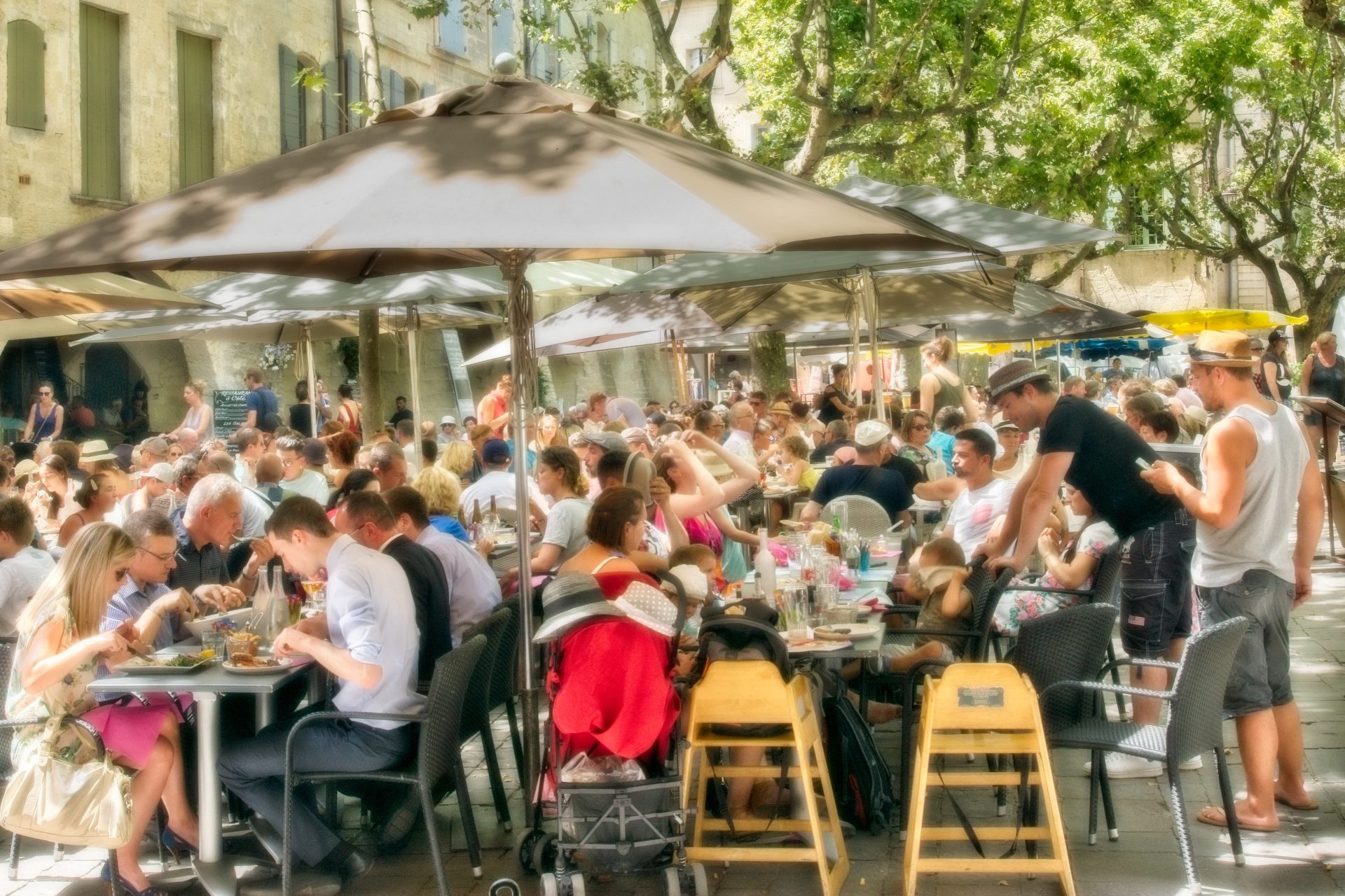 Uzes France Lunch Time