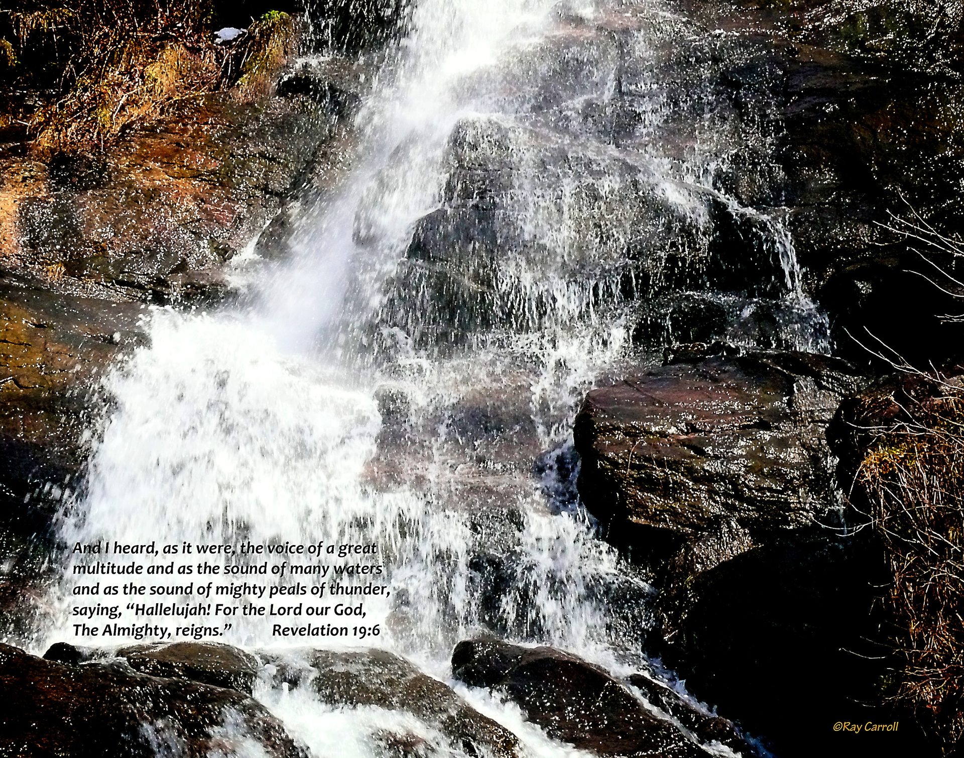Jesus at Amicalola Falls (GA)