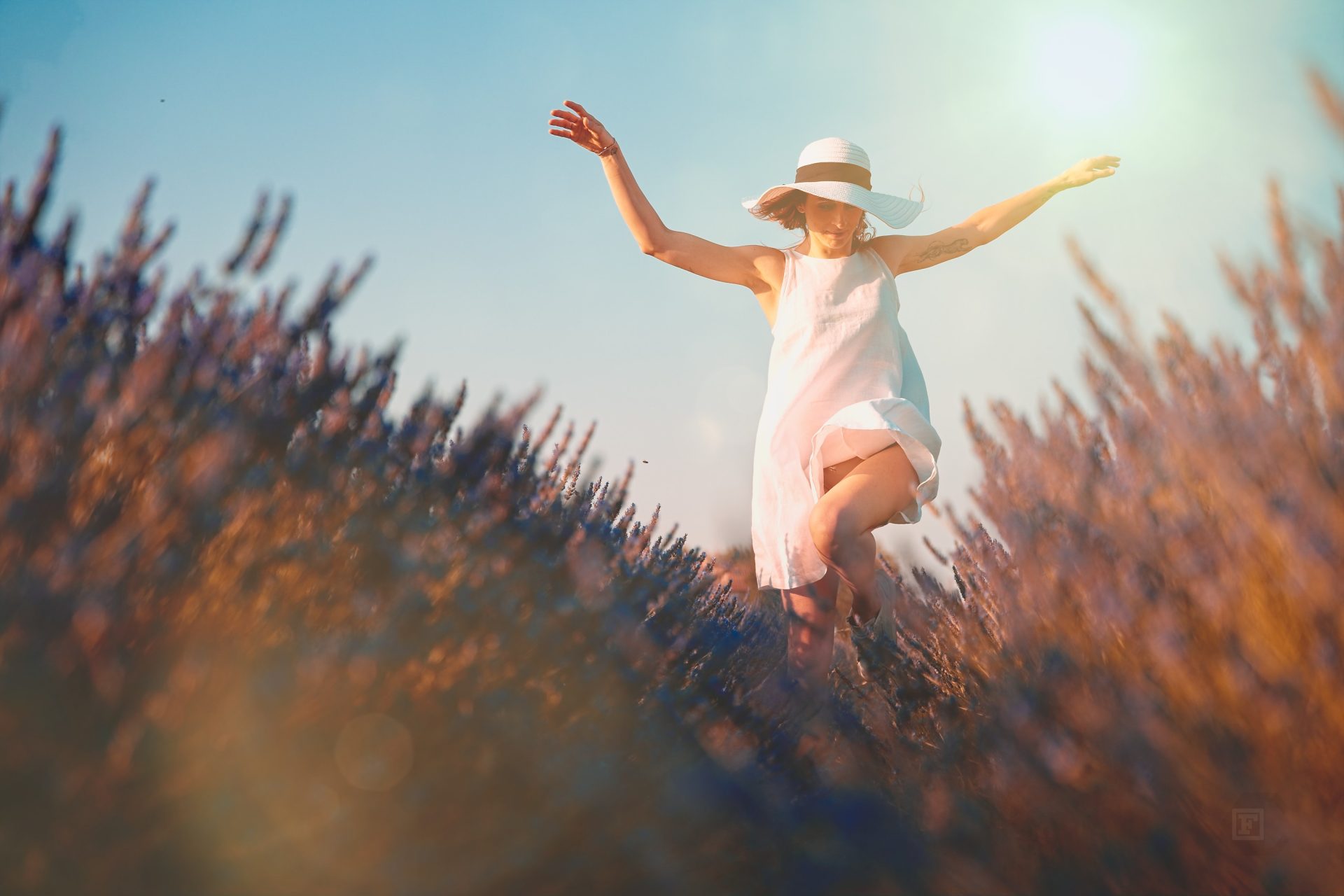 Summer jump for joy