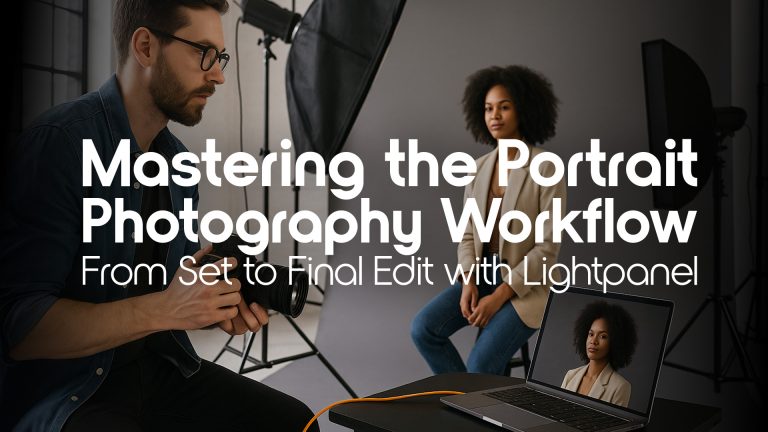 Mastering the Portrait Photography Workflow: From Set to Final Edit with Lightpanel