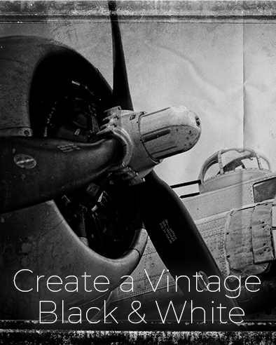 Create a Vintage Black and White