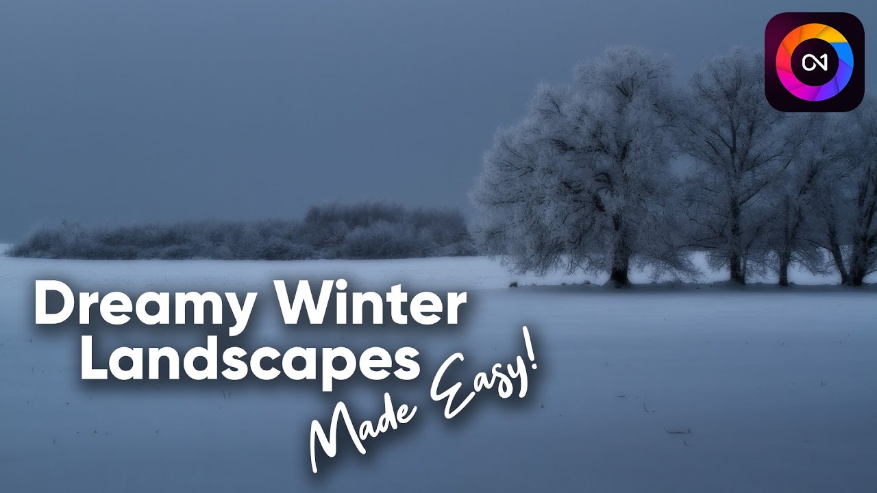 Create Dreamy Winter Landscapes in ON1 Photo RAW (Fast & Easy Workflow)