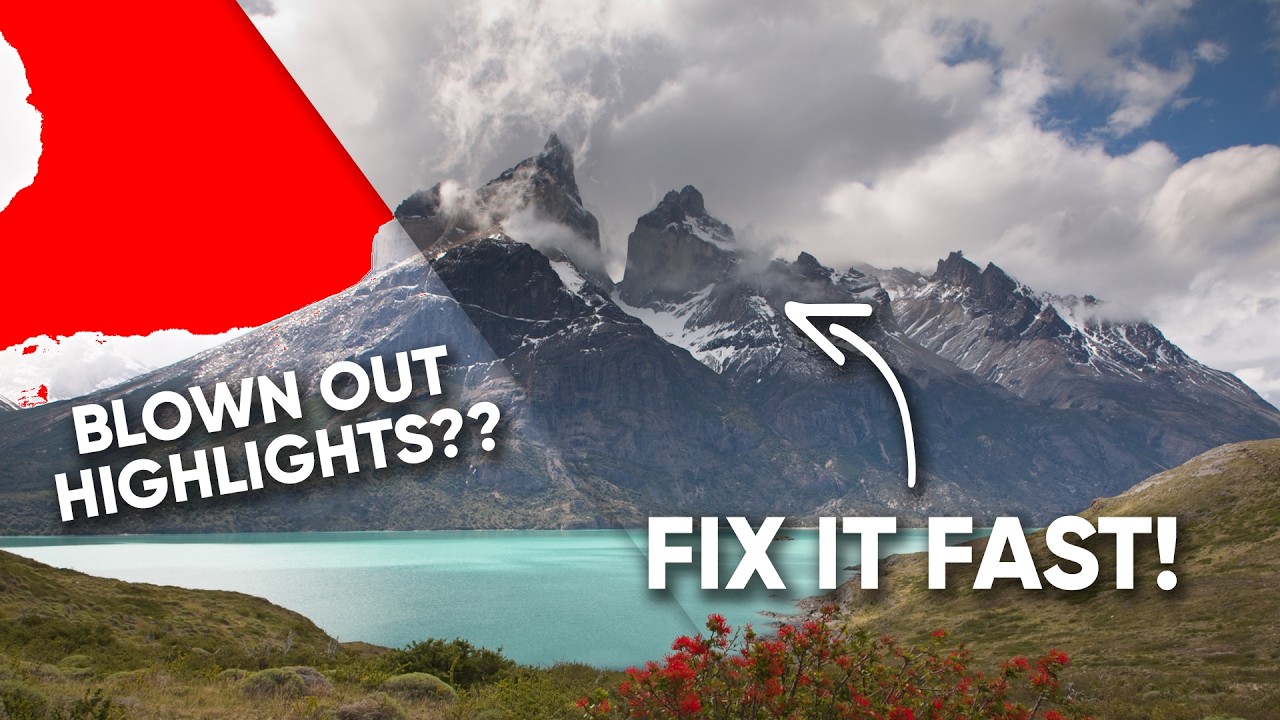 Fix Blown Out Highlights in ON1 Photo RAW Using Gradient Masks