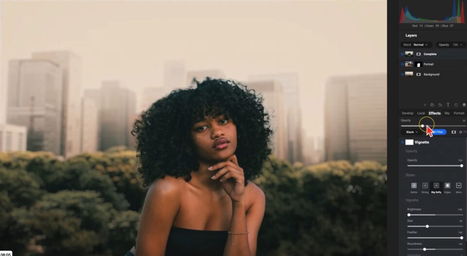 ON1 Photo RAW 2026 interface showing Settings Applied in Layers panel for non-destructive editing workflow