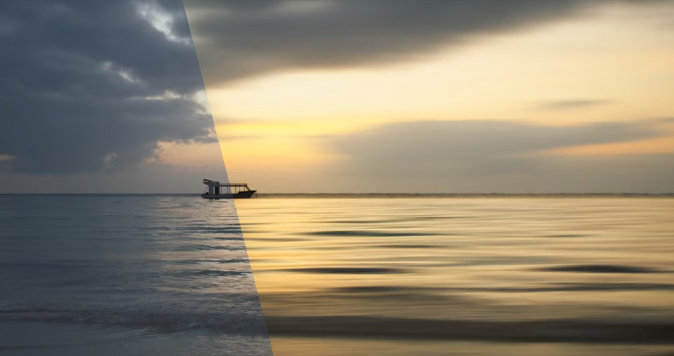 Creative blur effects in landscape photography using ON1 Photo RAW including motion blur and tilt shift