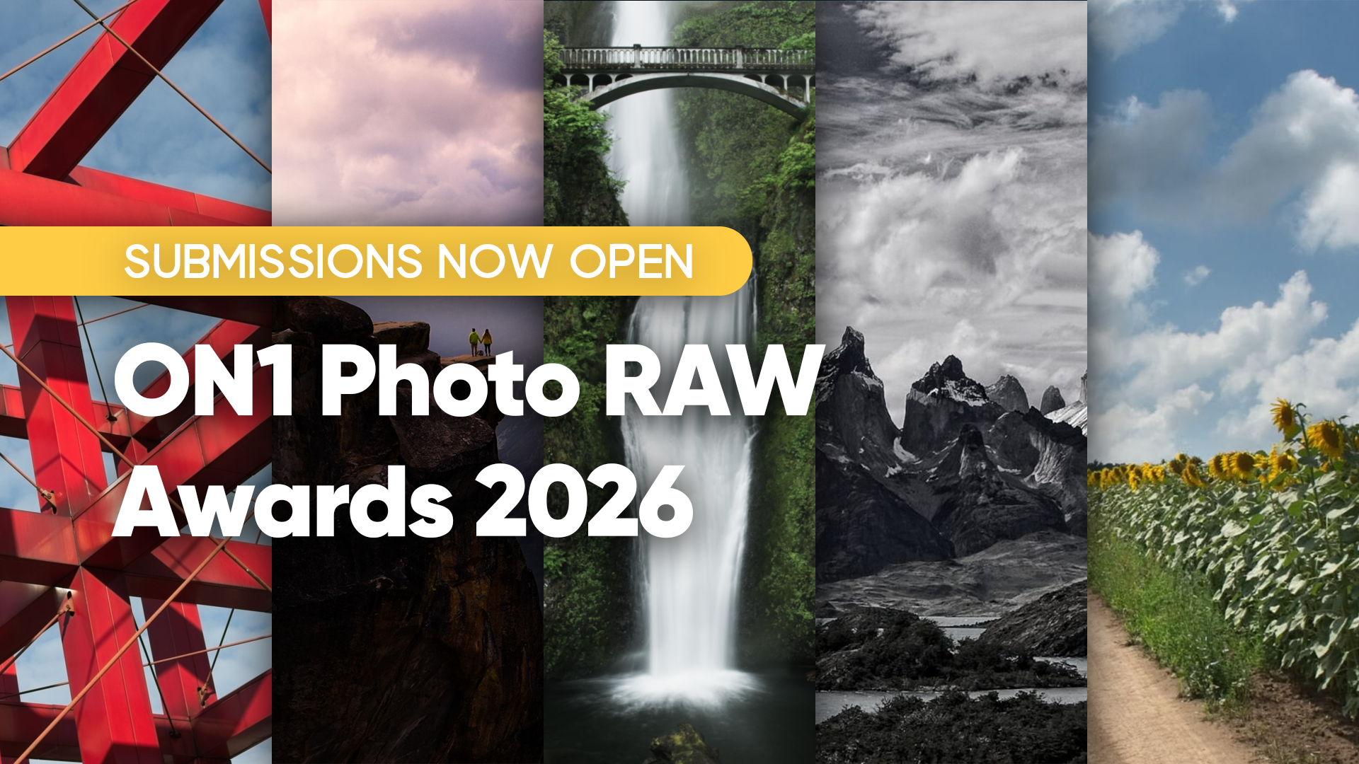 photo raw awards banner showcasing photography from multiple locations