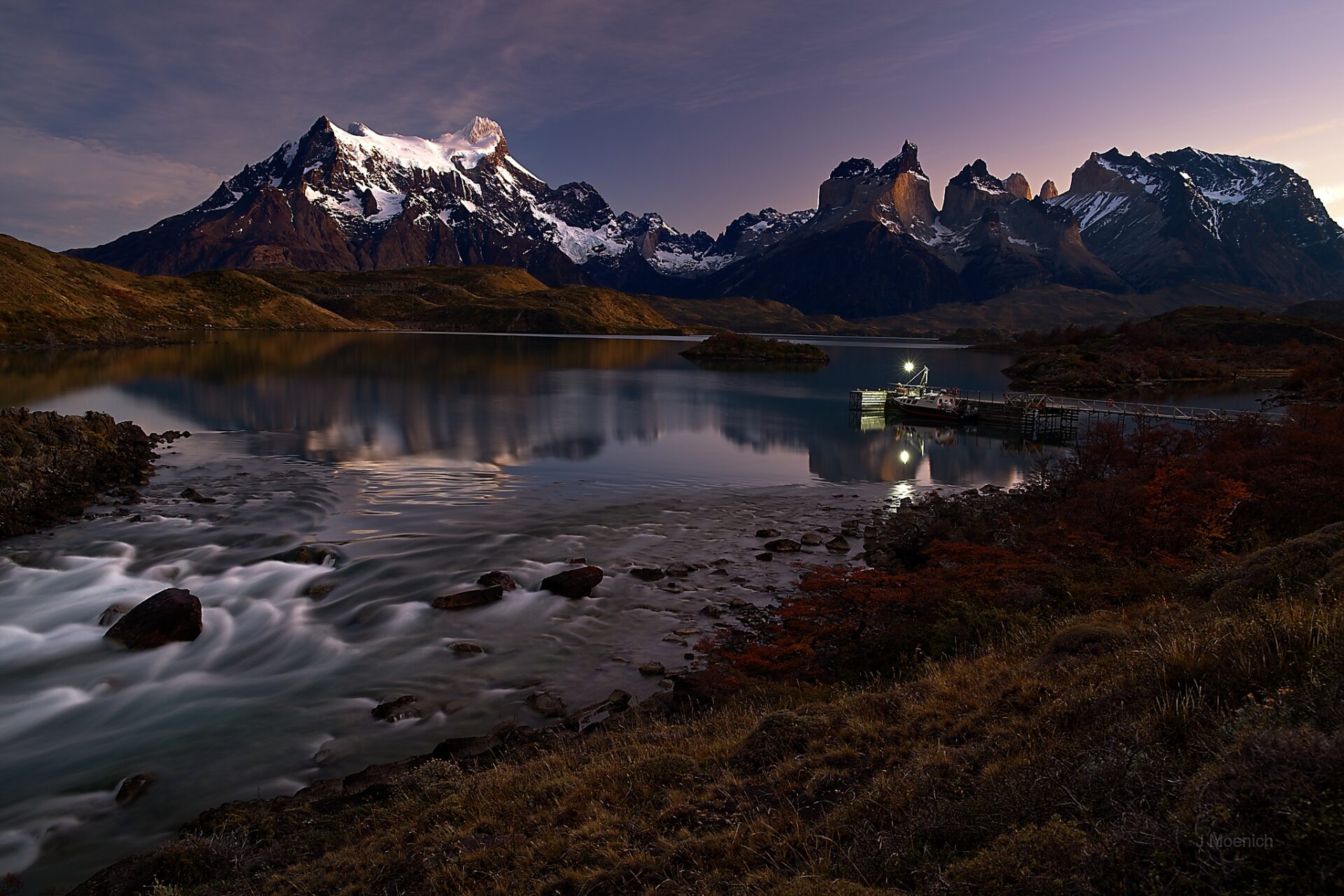 Torres De Paine Massif Sunrise
