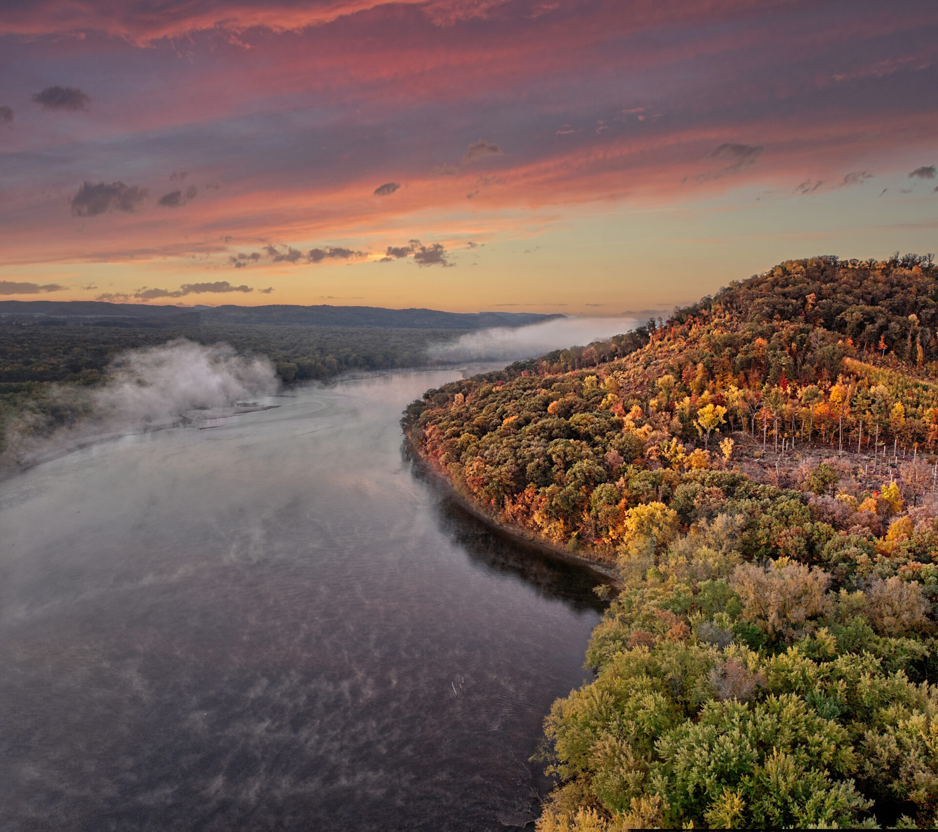 Mist Rising Over the Chippewa