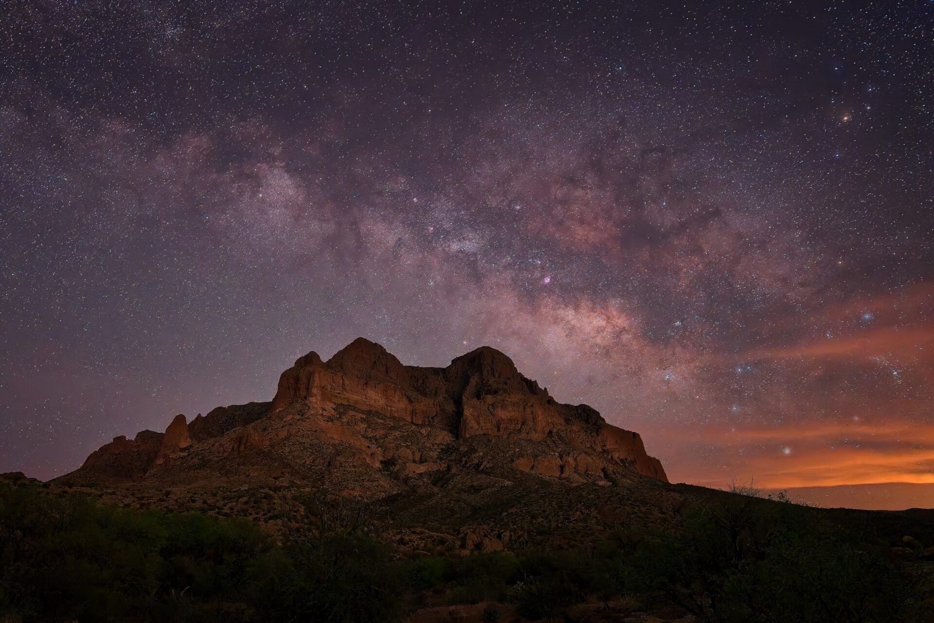 Milky Way and Galactic Center