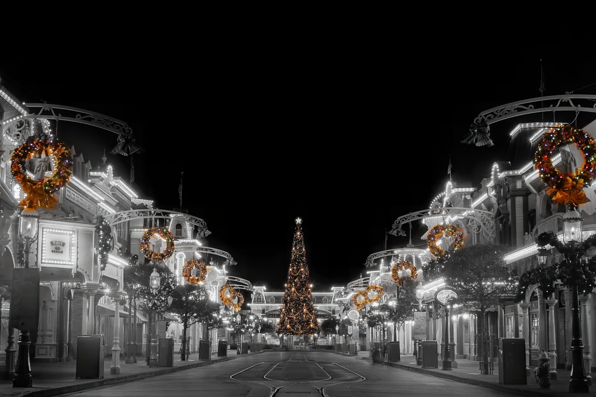 Christmas Colors on Shade of Grey