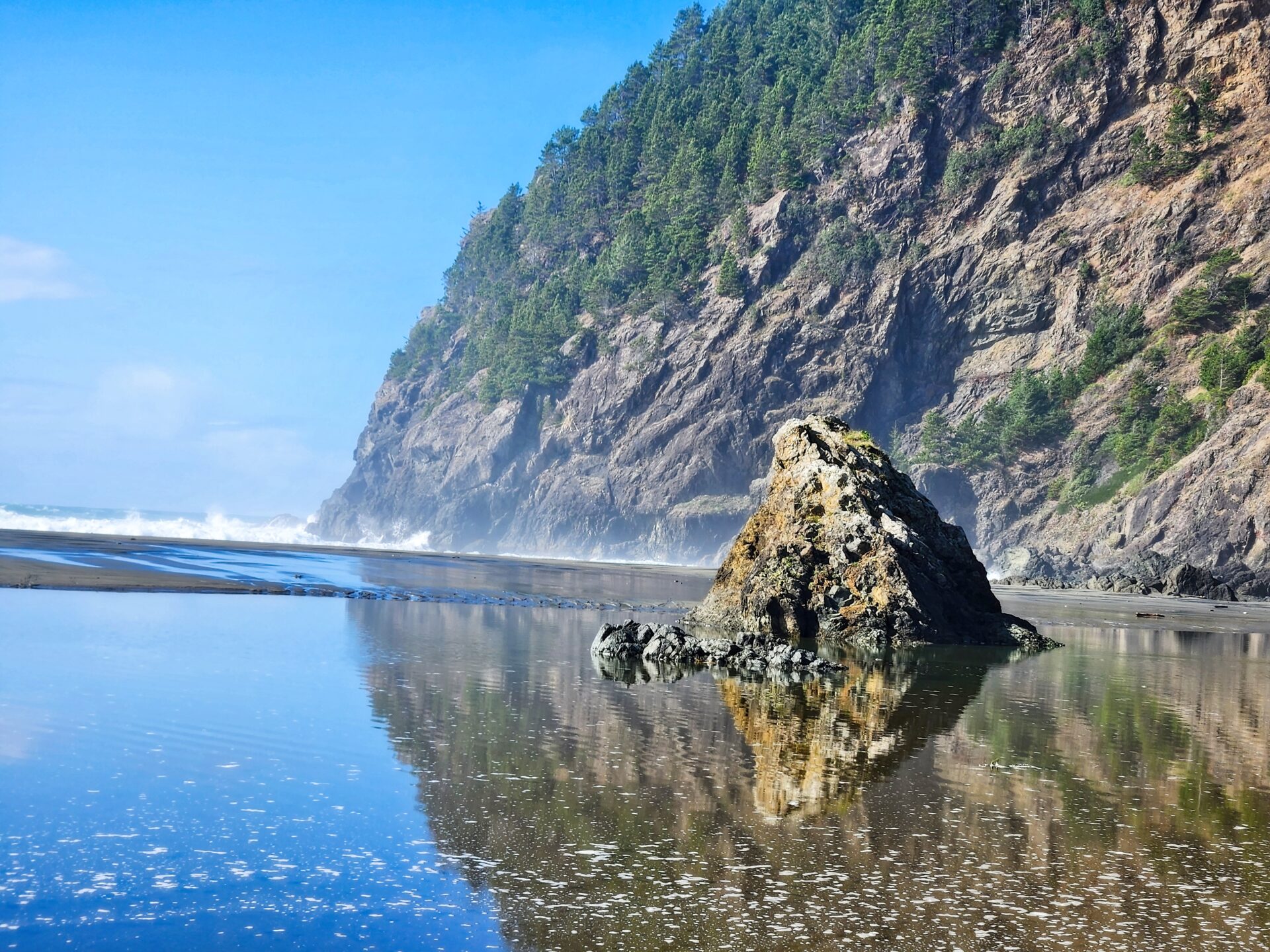 Stacks on the coast