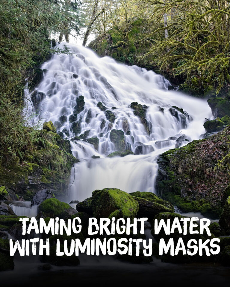 Taming Bright Water with Luminosity Masks