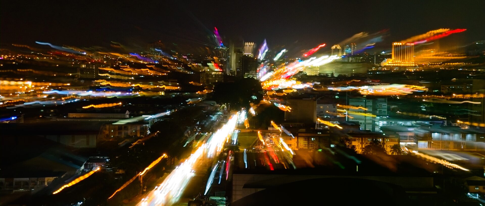 Kuching City night lights