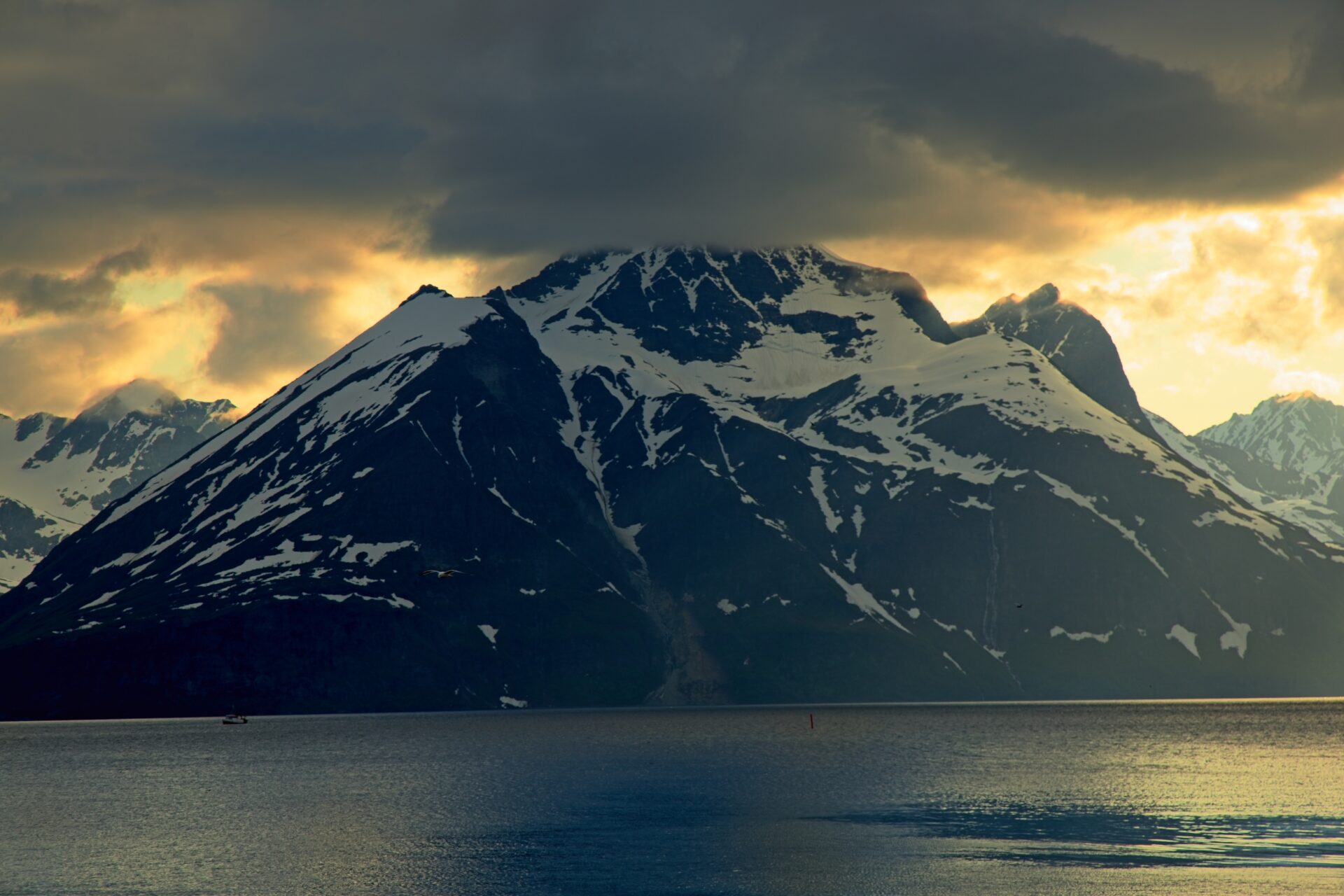 Veiled Peaks at Dusk