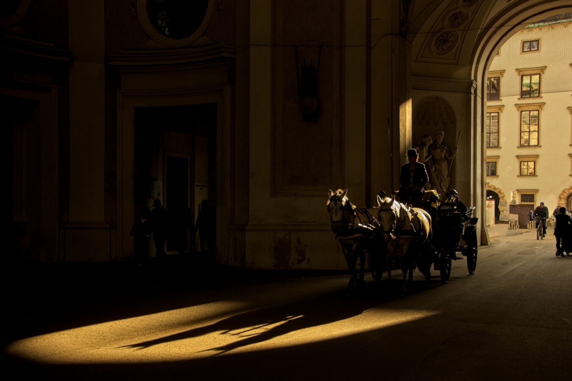 Hofburg Palace in Vienna. Carl Clark