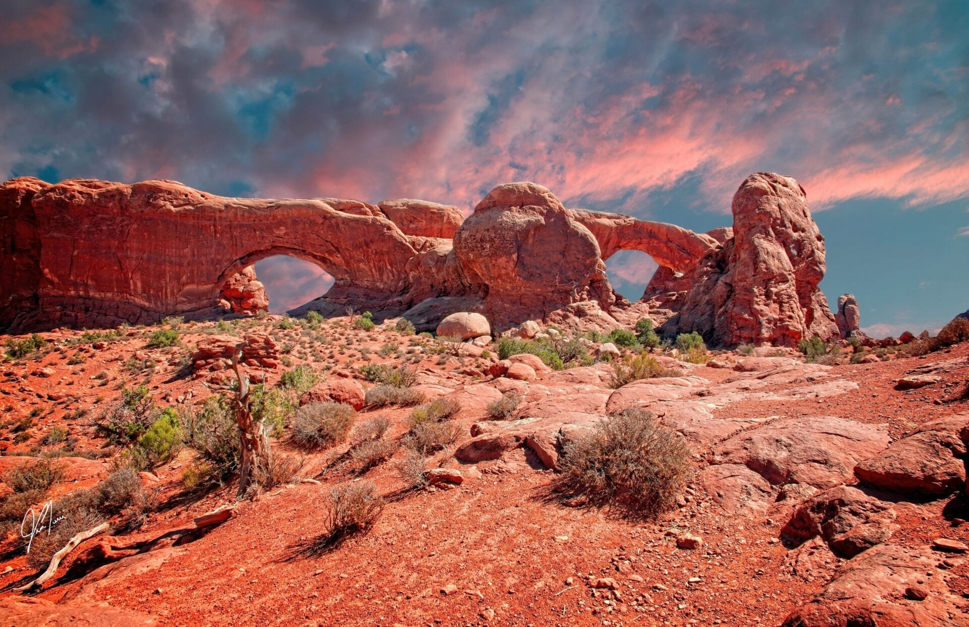 Burning Arches