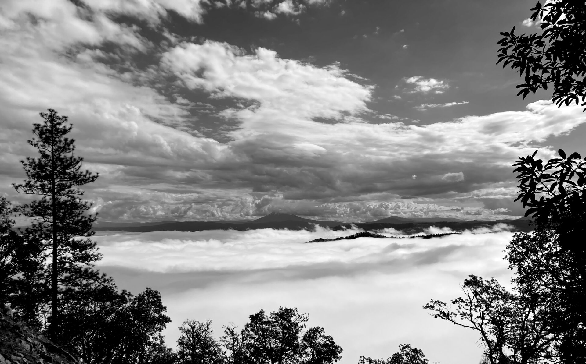 Clouds Above and Below