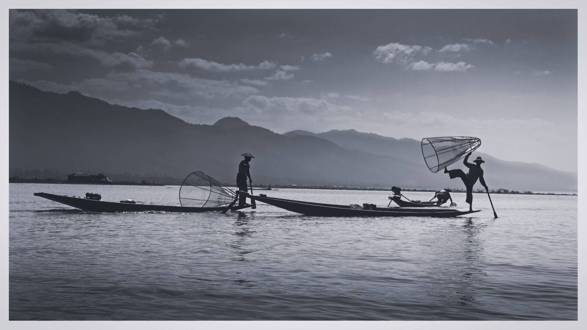 Dancing fisherman