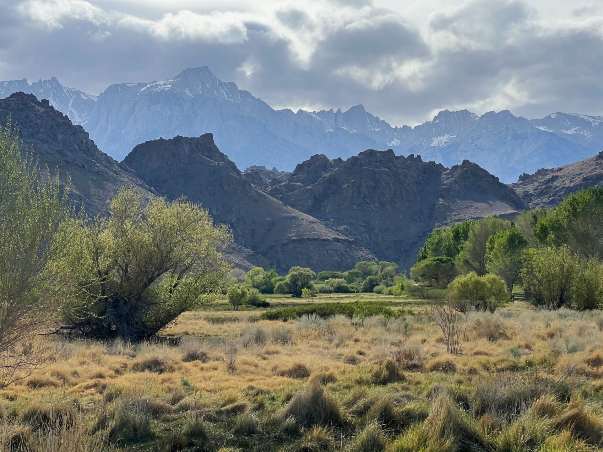 Mount Whitney from Lone Pine Valley