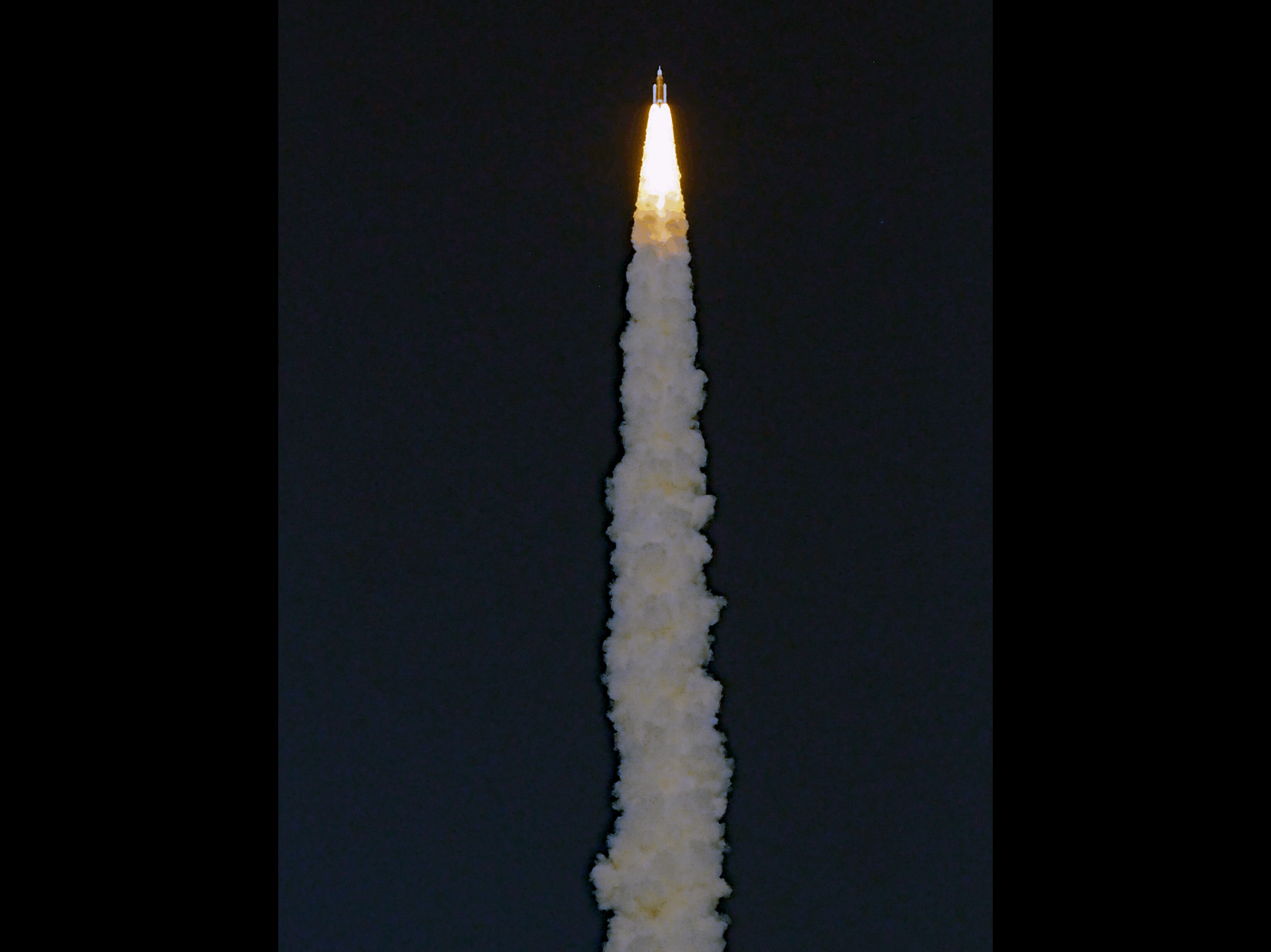 On a pillar of fire