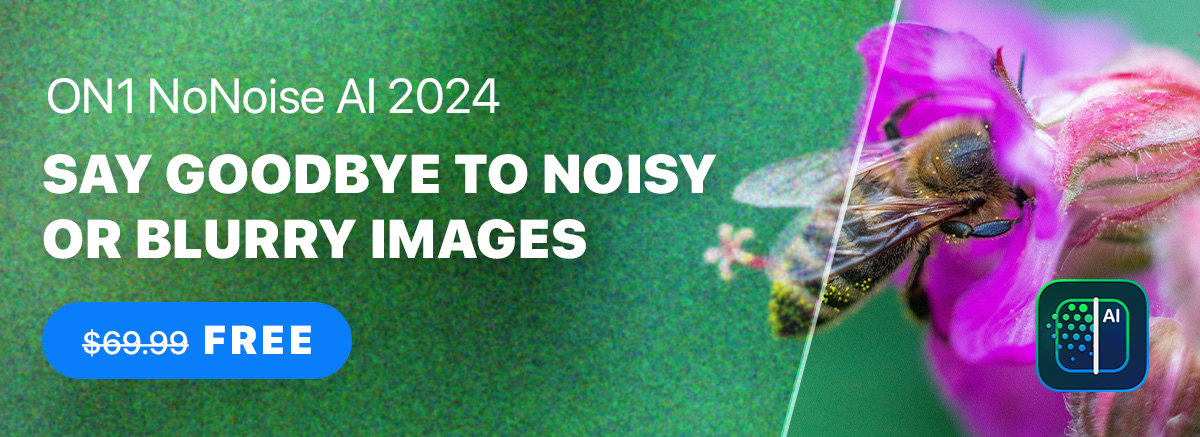 ON1 NoNoise AI 2024 - Free for a Limited Time