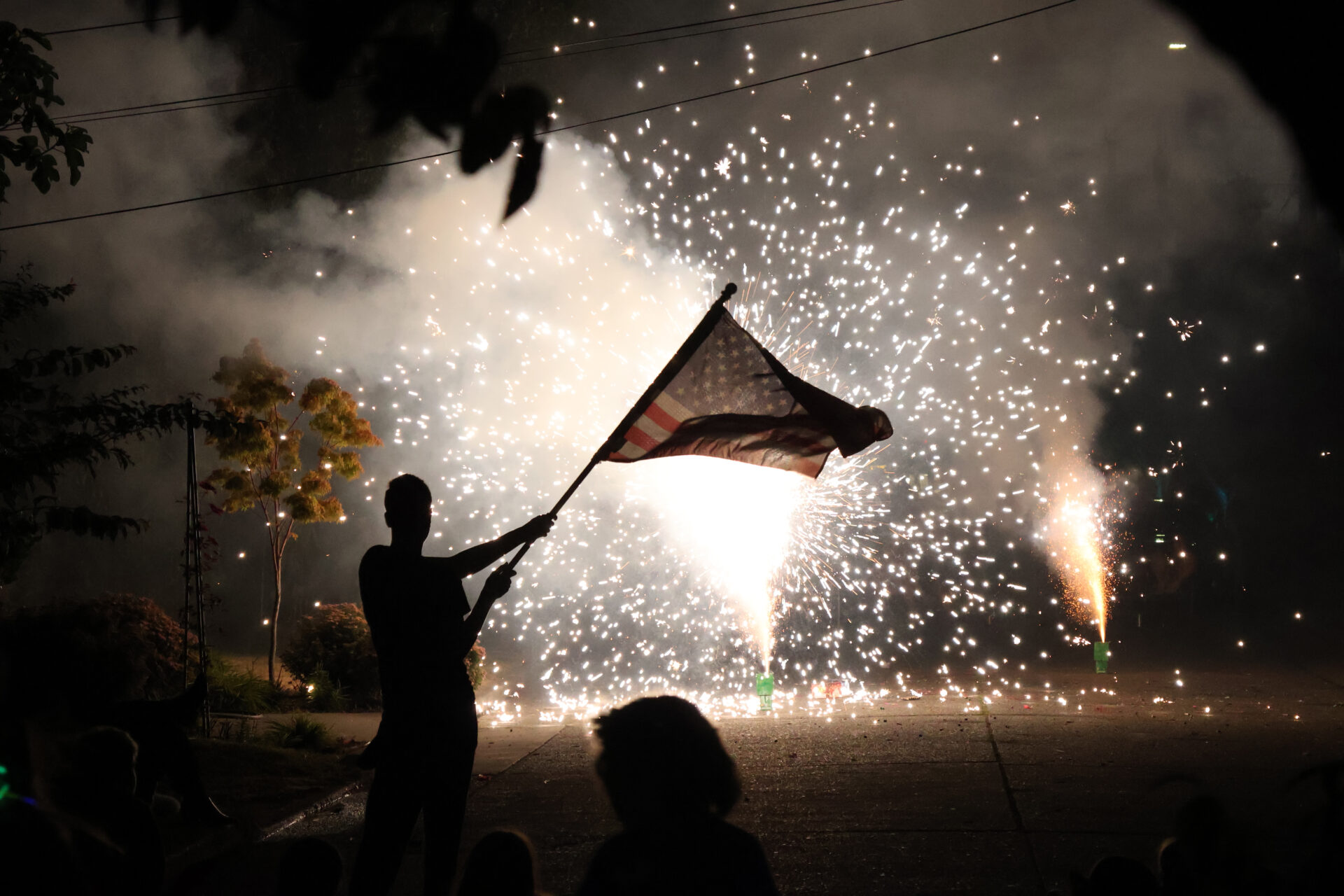 4th of July Flag Waving