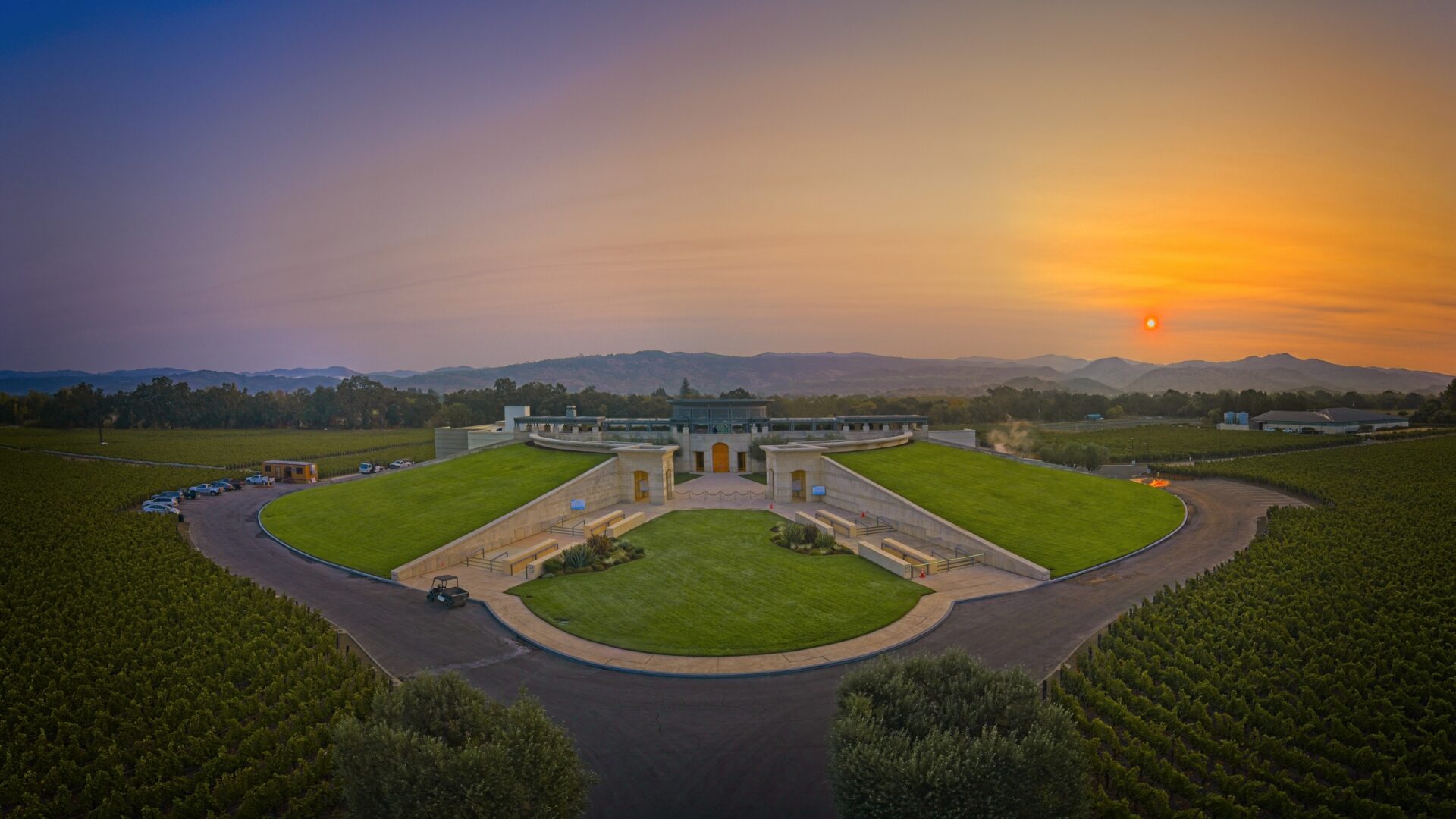 Hazy Napa Sunrise