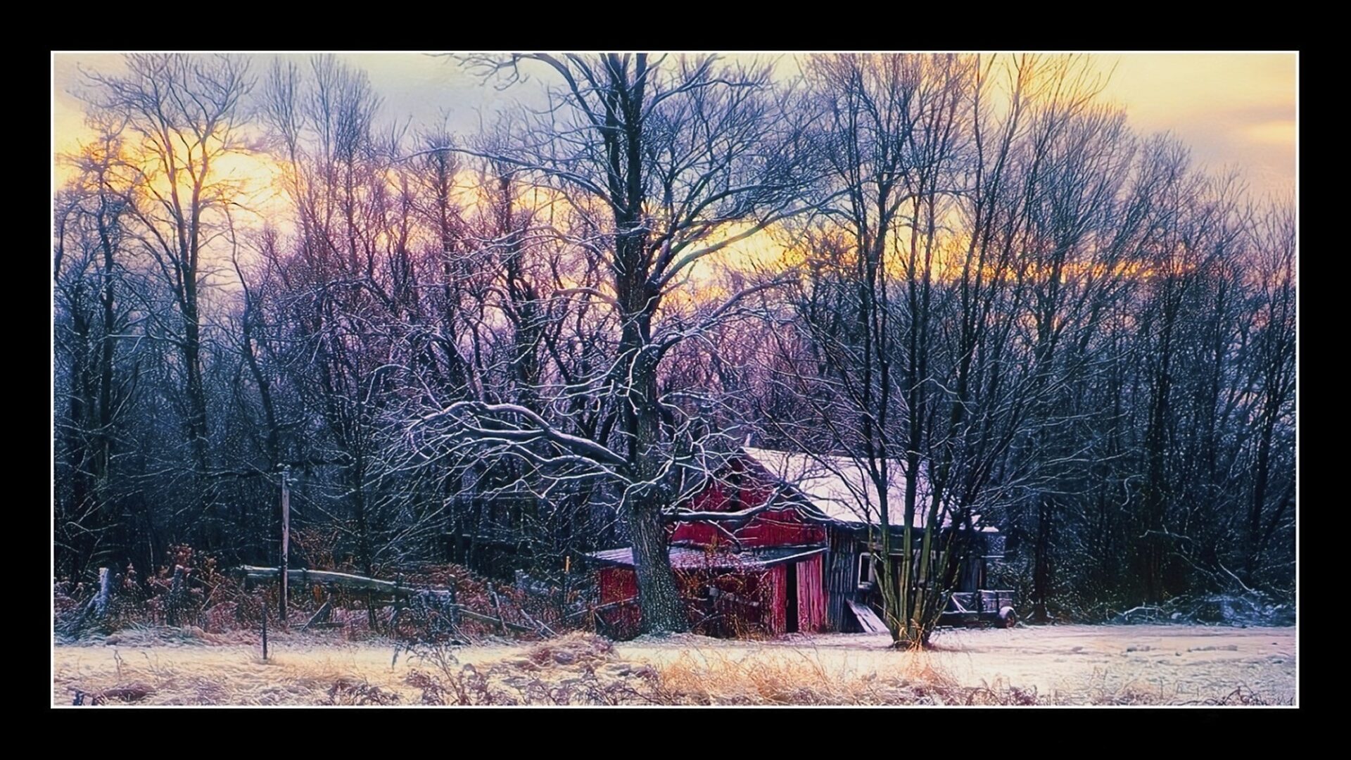 Indiana – Winter Barn