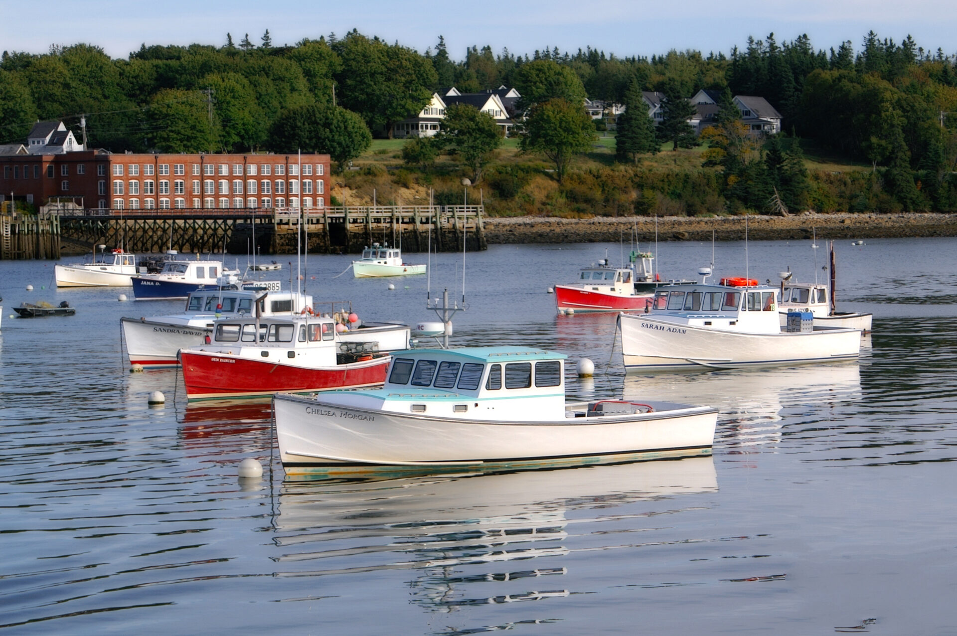 Lobster Boats in Bass Harbor Maine