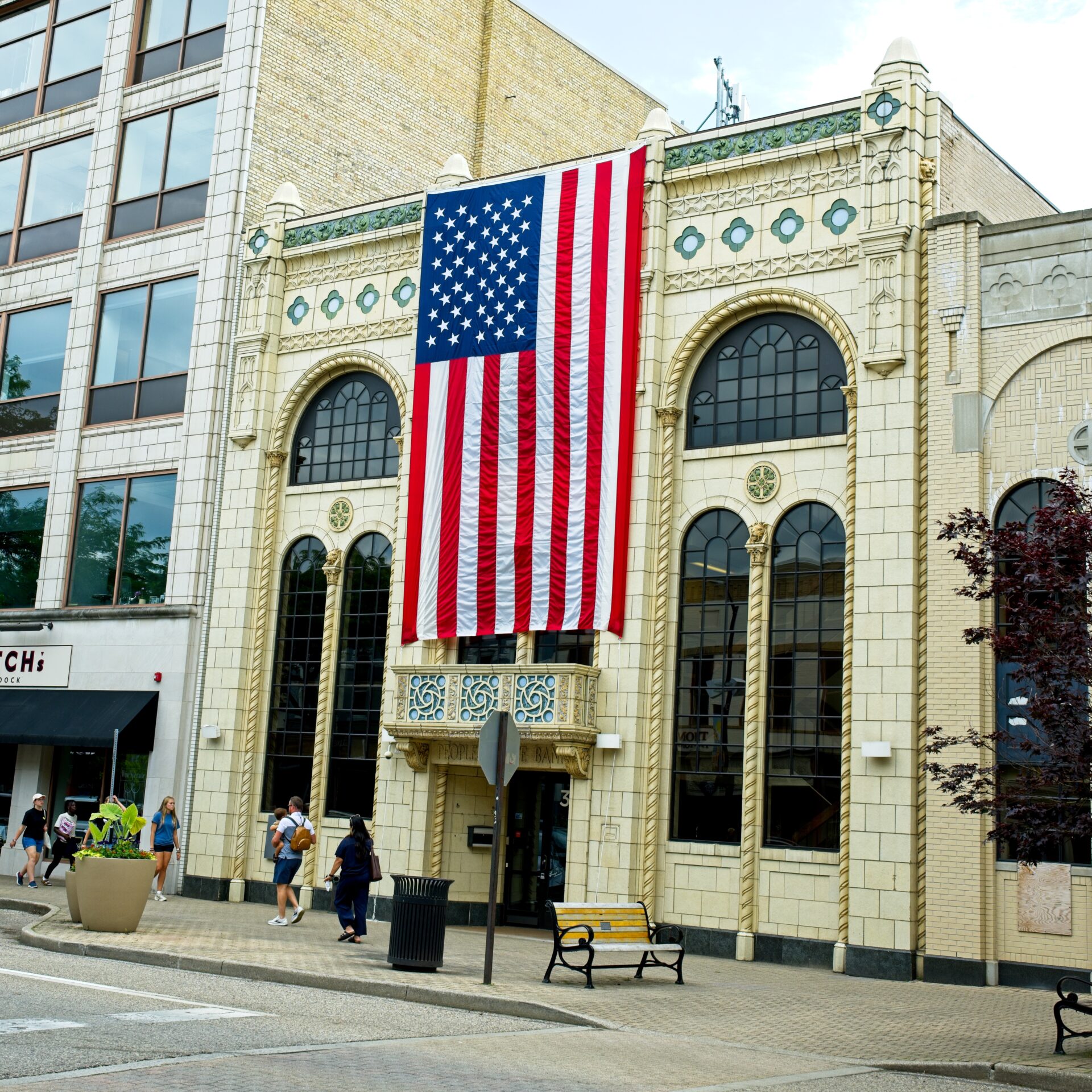 Historic Bank in Downtown Holland, Michigan