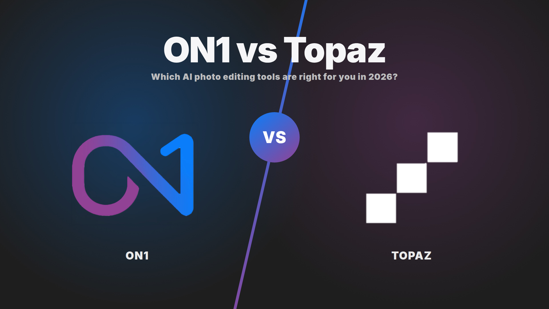 Hero blog image showing the logos for both ON1 and Topazlabs