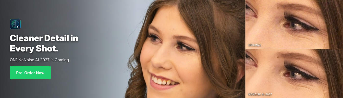 ON1 NoNoise AI 2027 noise reduction software - portrait photography example