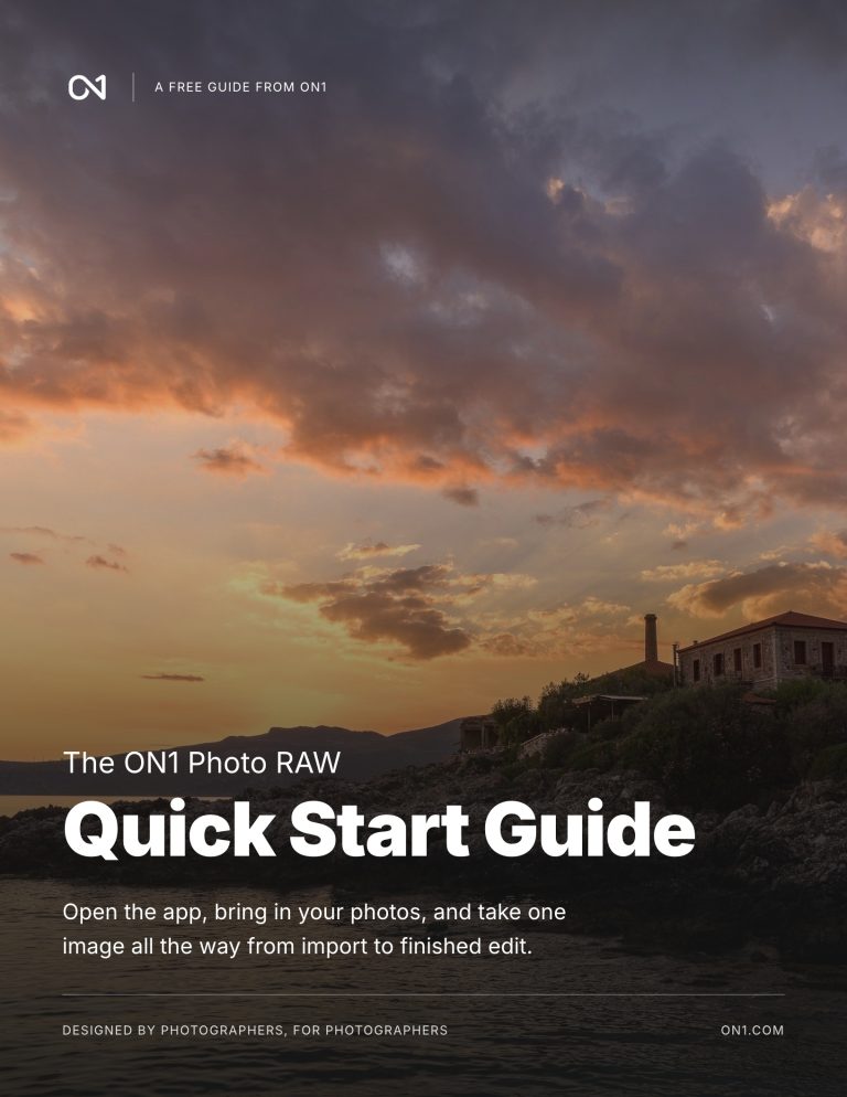 The ON1 Photo RAW Quick Start Guide